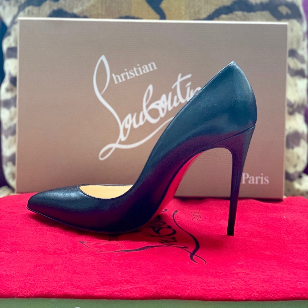Christian Louboutin Black Pointy Toe Heels